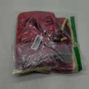 36 Inch Christmas Tree Skirt, Velvet Red Tree Skirts, Xmas Tree Skirts with Embossed Floral Pattern for Merry Christmas Party Rustic Vintage Christmas Tree Decorations