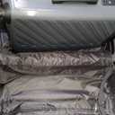 Karl home Luggage Set 3 Piece, PP Hard Shell Suitcase with Spinner Wheels & TSA Lock, Lightweight Carry on Suitcase Set 20in Carry-on 24in 28in Checked, Dark Gray