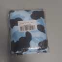 Satin Pillowcase for Hair and Skin,Blue Leopard Print Printed Silk Pillow Cases Standard Size, Cooling Silky Pillow Case No Zipper with Envelope Closure, 20x26 Inches (A06)