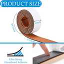 Boat Flooring EVA Foam Self-Adhesive with Flooring Roller, 98.4 x 2.3 Inch Faux Teak Marine Decking Sheet Traction Pad for Jon Boats Yacht Rv Floor