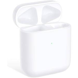 Wireless Charging Case Replacement for AirPods 1st & 2nd Gen,Compatible with AirPods 1/2, Bluetooth Pairing Sync Button, Replacement Case (No Earbuds Included)
