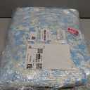 Hem Dgpsy Shredded Memory Foam Filling - Premium Soft Bean Bag Filler, 5lbs Blue & White Pillow Stuffing for Couch Cushion, Dog Bed, Chair - High Density, No Chemical Smell, Easy to Use