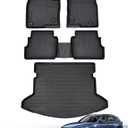 for Mazda CX-5 Floor Mats 2025 2024 2023 2022 2021 2020 2019 2018 2017, for Mazda CX5 All Weather Trunk Mat Cargo Liner Carpet Rubber -Compatible for CX 5 Accessories 2017-2025