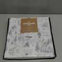 Eddie Bauer Kids - Twin Sheets, Stain-Resistant Toddler Bedding with Matching Sham(s), Ideal Boy Room Essentials (Big Foot Hiking Trip White, Twin)