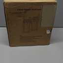 Outdoor Wall Light Fixtures, Exterior Waterproof Wall Lanterns, Porch Sconces Lighting with E26 Sockets & Glass Shades, Modern Matte Black Outside Lights for Patio Front Door Entryway Garage, 2-Pack