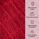 Kitchen Towels Set of 12 (15x25 Inch) Cotton Dish Towels, Super Absorbent & Soft Kitchen Hand Towel, Dish Towels, Tea Towels & Bar Towels for Kitchen Drying & Cleaning