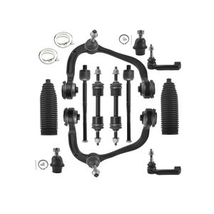 Front Upper Control Arm with Ball Joint Fit for Ford F150 2009 2010 2011 2012 2013 2014 4X4 MODELS ONLY Not for Raptor Models-12 PCS Suspension Kit K80306, K8030, K750362, ES800514