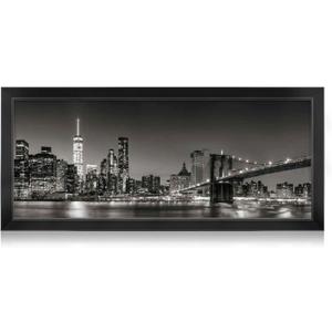 Annecy 4x10 Picture Frame Black1 Pack, Panoramic Picture Frame for Wall Decoration, Classic Black Minimalist Style Suitable for Decorating Houses, Offices, Hotels