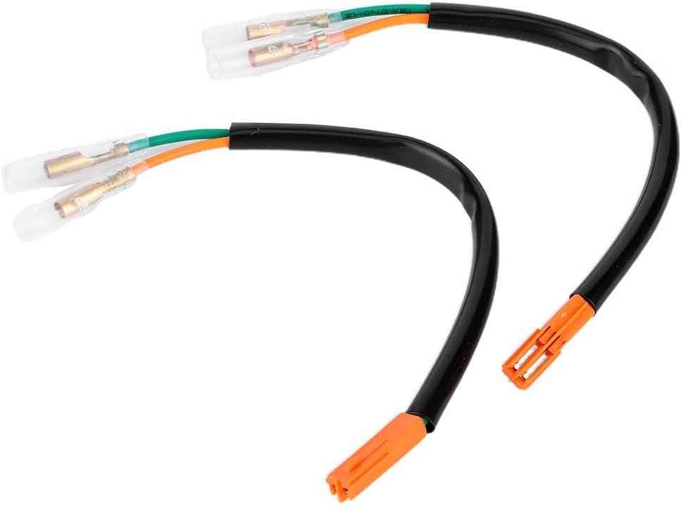 17cm/6.7in Turn Signal Wiring Adapter Plug Motorcycle Parts Turn Signal Tail Lights Fix Wiring Adapters Fit for Honda CBR600RR CBR1000RR