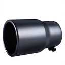 Black Exhaust tip -3.5'' Inlet Bolt on Design- Black Coated Stainless Steel Car Muffler Tips 3.5" ID x 4.5"OD x 6.5"L