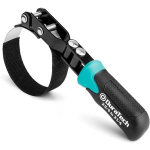 DURATECH Anti-Slip Small Swivel Oil Filter Wrench, Oil Filter Removal Tool Fits Filters 2-3/4" to 3-1/4", Perfect for Car Repair Tools