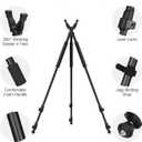 CVLIFE Shooting Tripod with 360- V Yoke Rest for Hunting Rifles