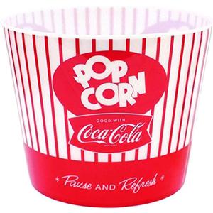 Tablecraft Coca-Cola Popcorn/Snack Bucket"Pause & Refresh" (CC400), Red