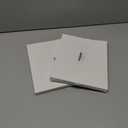 2 x niffgaff Lang Over Door Hook 2-Pack - Heavy Duty Door Hook with Support Pads, 9 Inches Tall Child-Friendly Height, No Drilling Required, Fits Doors Up to 1 Inches Thick, Alloy Metal, White