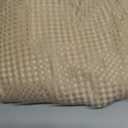 MIYE Pleated Waffle Weave Bed Skirt, Tailored Dust Ruffle 14 Inch Drop Easy Fit, Machine Washable,No Split Corners (Beige,Cal King - 14" Drop)