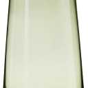 10 Green Glass Vase with Gold Mouth for Centerpieces Home Wedding Decoration (Large)