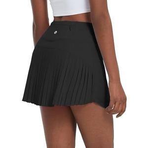 baleaf Women's Pleated Tennis Skirt Golf Skorts for Woman High Waisted Lightweight Athletic Shorts Pockets, Size: S