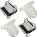 LOSTAR Pair(2) 3474 Engine Motor Mounts SBC BBC Compatible with 383/400/396/427/454 Chevy Engines