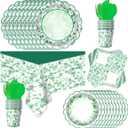 Sage Green Party Tableware Set Eucalyptus Party Supplies Sage Green Party Decorations Set,Eucalyptus BridalShower Wedding Baptism Birthday