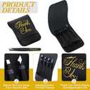 24 Pcs 6 Sets Thank You Gift Tweezers Set Eyebrow Tweezers Christmas Thank You Professional Stainless Steel for Facial Hair for Christmas Stocking Stuffers Gifts for Adults Men Women