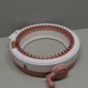 BZVV SENTRO Knitting Machine, 48 Needles Smart Knitting Crochet Machine with Row Counter for Adults and Beginners, Weaving Loom Machine Kit for Christmas New Year Gifts (Pink)