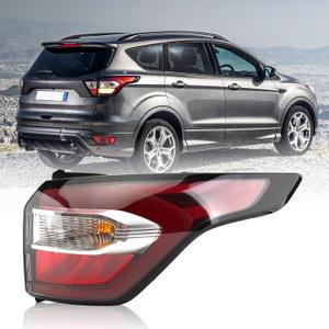 Right Side Outer RH Tail Light For Ford Escape Kuga 2017 2018 2019 Rear Taillight Brake Lamp (Outer Right)