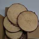 Set of 10 Large Wood Slices (11-13)  Rustic Wooden Rounds for Wedding Centerpieces, Event Decor, and Table Centerpieces