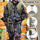 MYDAYS Universal Tree Stand Transport System, Lightweight Tree Stand Carrier with Adjustable Straps, Comfortable Padded Stand Transport Harness for Outdoor Hunting