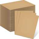 Henoyso 110 Pack 11 x 8. 5 Inch Corrugated Cardboard Sheets Flat Cardboard Sheets Packaging Inserts Flat Square Inserts Squares Separators for Shipping Packing Mailing Crafts(Brown)
