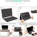 MOSISO Compatible with MacBook Pro 13 inch Case M2 2026 2025 2024 2023 2022-2016 A2338 M1 A2251 A2289 A2159 A1989 A1708 A1706,Plastic Hard Shell&Keyboard Cover&Screen Film&Storage Bag, Haze Blue