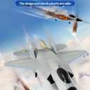 FX9631 RC Plane, 2.4GHz 4CH Brushless Remote Control Airplane 3D 6G Mode Built in Six Axis Gyroscope Aerobatics Culvert Plane, Simulated Stealth Fighter Toy Gift for Teens Adults, 3 Battery