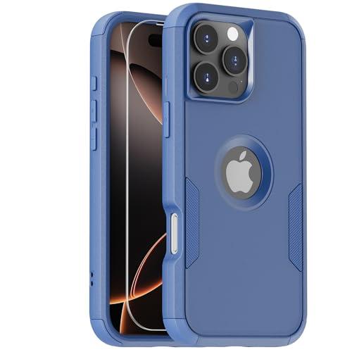 pdxox for iPhone 14 Heavy Duty Protection Case, 3-Layers Anti-Slip Full Body Protective Drop Protection Shockproof