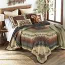 Donna Sharp Pine Circle Cal. King Quilt Set, 106" x 118", California King