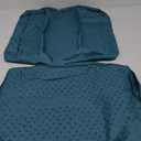 Easy-Going Waterproof Patio Cushion Covers 22x22x4 inch 2 Pack Replacement Non-Slip Outdoor Seat Cushion Slipcover with Zipper. Teal