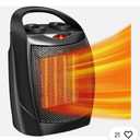Antarctic Star Space Heater,Electric Portable Heater Fan Indoor PTC909A - Black 