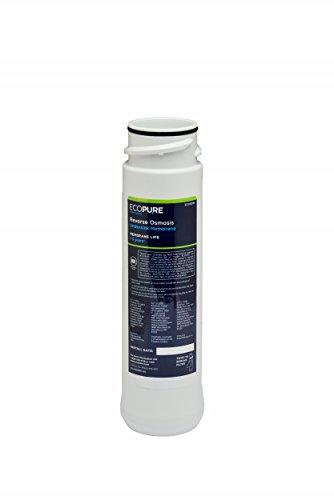 EcoPure ECOROM Reverse Osmosis Membrane Replacement – Fits ECOP30 & Select Kenmore & Brita RO Systems – NSF-Certified Stage 2 Filter – Reduces TDS, Lead, Chlorine & More