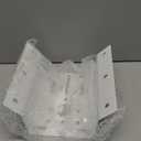 Column Pole Dome Mount Bracket Adapter,External Corner Wall Mount Iron Plate Vertical Bracket for PTZ CCTV Surveillance Camera Metal Holder