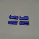 Taylor Made Quick Knot Boat Fender Hangers for 1/4" Line, Heavy-Duty Blue Molded Nylon, 2-1/8" x 1-1/8" x 3/4", 4-Pack - 1098