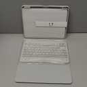 Harvopu Compatible with iPad Air 11-inch/ 10.9" Air 5th 4th Generation Case with Keyboard - Backlit Detachable, Folio Cover with Pencil Holder for iPad Air 11 Inch M3/M2, Air 5/ Air 4 (Gray)