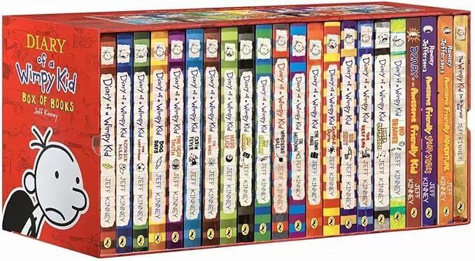 A Libray of Diary of a Wimppy Kid 1-23 Books Complete Collection Box Set Paperback