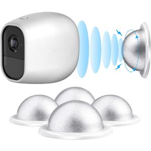 Skylety Security Wall Mount, Metal Magnetic Mount Compatible with Magnetic Arlo, Arlo Pro, Arlo Pro 2, White, Arlo Accessories (4 Pack)