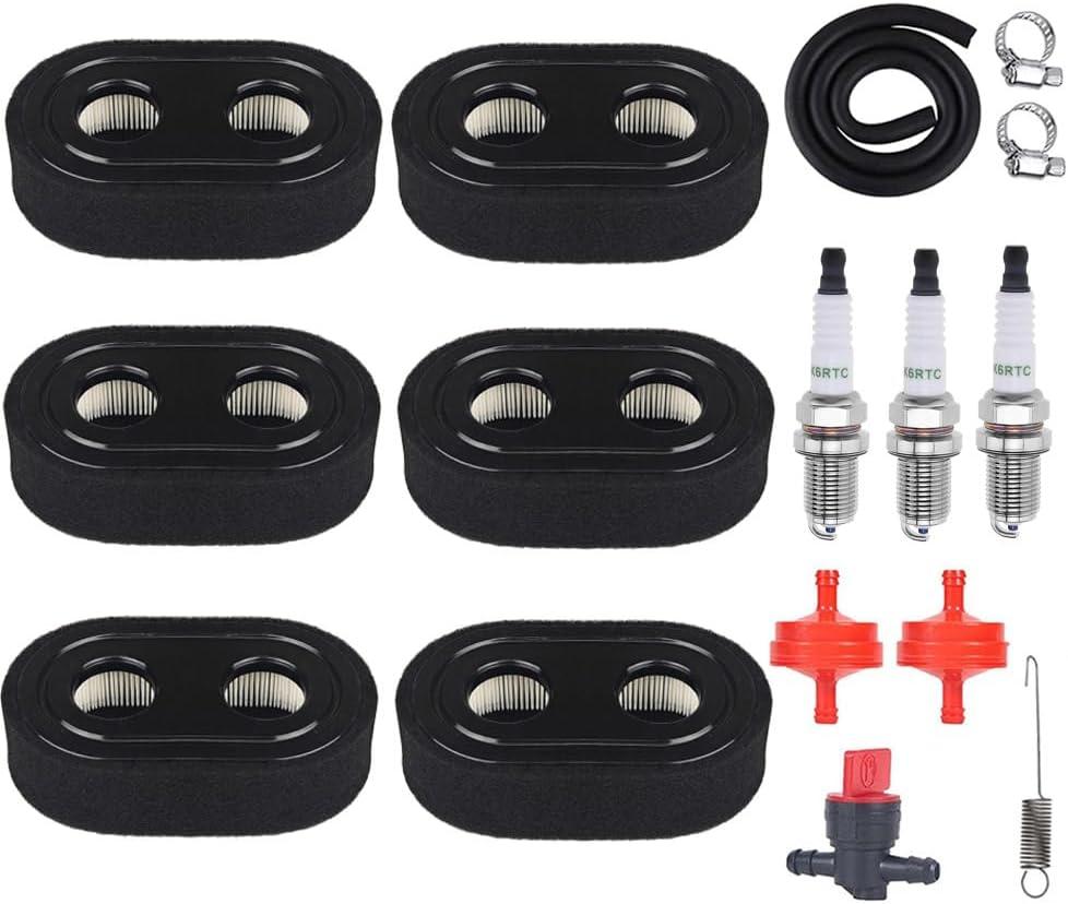 593260 Air Filter with Pre-Filter Kit (16PCS) Compatible with Briggs and Stratton 4247 5432 5432k 09P00 09P702 550E 500EX 550EX 625 575EX Series Engine - Lawn Mower Air Cleaner 593260 798452 334404