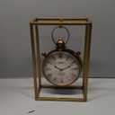 Deco 79 Metal Standing Stopwatch Clock, 9" x 4" x 13", Bronze