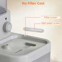 Smart Pet Water Fountain,Filterless Cat Water Fountain No Filter,3L/102oz Ultra Silent Cat Fountain, Separation Design
