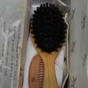 100% Boar Bristle Hair Brush for Women Set by Belula (L Size). Soft Natural Bristles for Thin and Fine Hair. Wooden Comb, Travel Bag and Spa Headband Included!