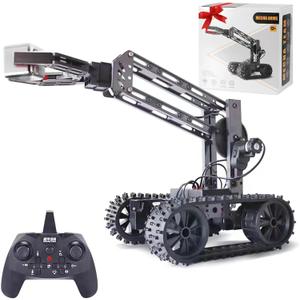 Robot Kit, STEM Toys for Boys Age 8-12, Robotic Arm for Kids Age 8+, 4-DOF Electronic Programming DIY Robots for Girls, Educational Science Building Kit, Cool Birthday Gifts for Kids., One Size