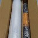 TICONN Stretch Wrap Stretch Film Roll, 1000ft Industrial Strength 15 inch Wide Clear Plastic Wrap with Handles for Pallet Wrapping Shipping Moving