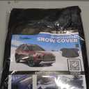EcoNour Windshield Protector | Durable 600D Oxford Fabric | Waterproof Winter Car Cover for Pickup Truck, SUV & Mini Van | Essential Car Accessories | X-Large (74"x43")
