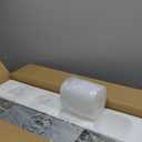 4-Light Chrome Bathroom Light Fixtures, Vanity Lights for Bathroom Mirror Lamp with Milky White Square Glass Shade, E26 Base Modern Wall Sconce Kitchen Light Fixtures Led Vanity