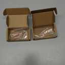 2PCS 0.4mm AD5X Nozzle,Quick-Swap Copper Alloy Hardened Steel 3D Printer Nozzle Support High Flow Printing ONLY Compatible with Flashforge AD5X 3D Printer